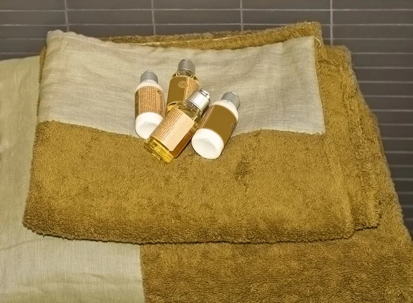 Ręczniki i oleju — Zdjęcie stockowe