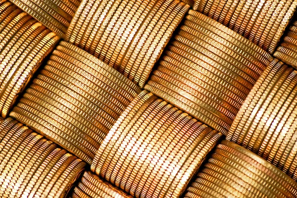 Bando de moedas de ouro — Fotografia de Stock