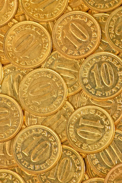 Monedas de cerca — Foto de Stock