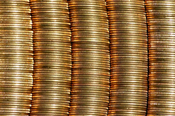 Linee di monete — Foto Stock