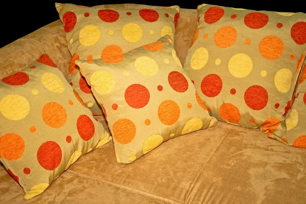 Dot dot pillows — Stock Photo, Image