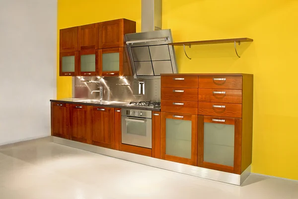 Ângulo de cozinha moderna — Fotografia de Stock