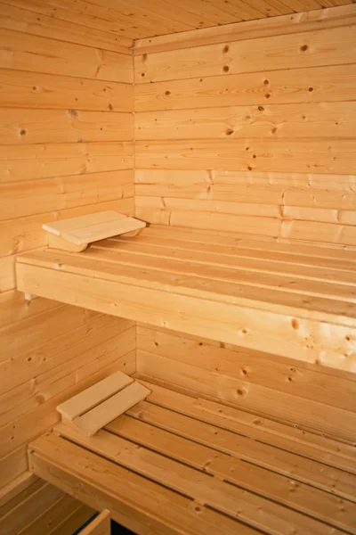 Sauna lavička — Stock fotografie