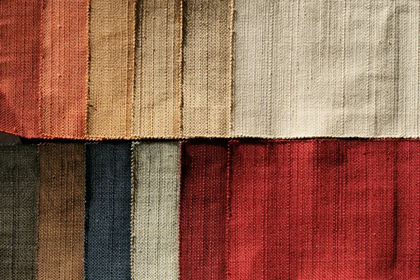 Textiel sampler — Stockfoto
