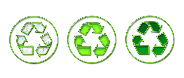 Recyklace zelená — Stock fotografie