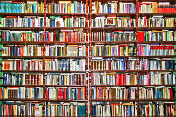 Books shelf — Stock Photo, Image