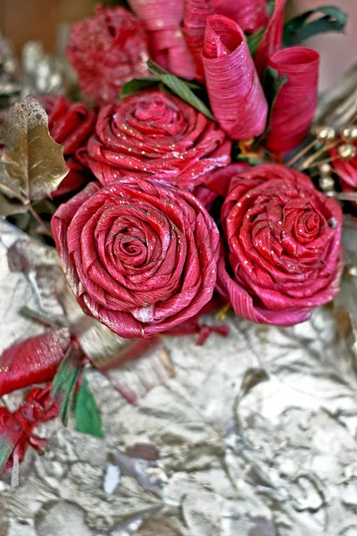 Rústico rosas — Fotografia de Stock