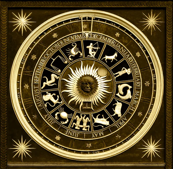 Zodiac Sephia — Stok fotoğraf
