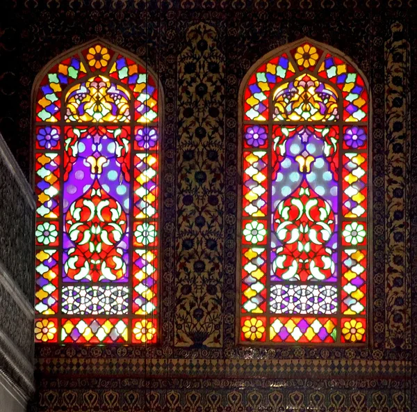 Moschea finestre — Foto Stock