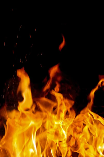 Prawdziwy ogień — Zdjęcie stockowe