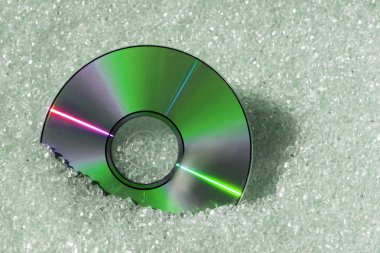 Green DVD clipart