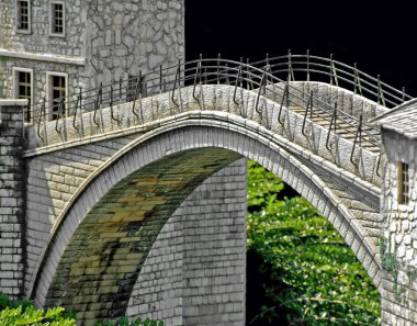 Mostar bridge clipart