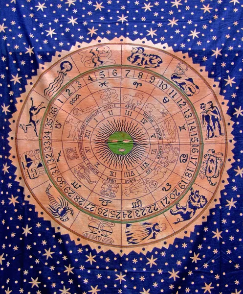 Horoskop koło — Zdjęcie stockowe