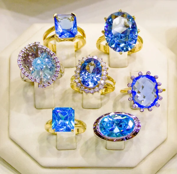 Modré diamanty — Stock fotografie