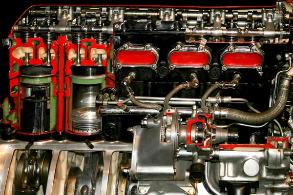 Motor a gasolina — Fotografia de Stock