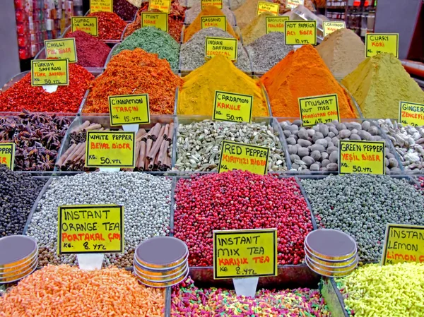 Spice market detail — Stock Photo, Image