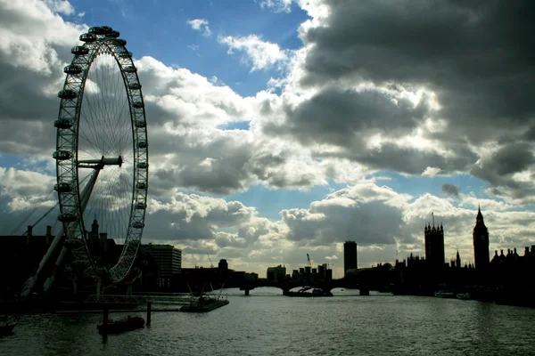 Silhouette von London — Stockfoto