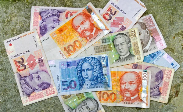 Dinheiro croata — Fotografia de Stock
