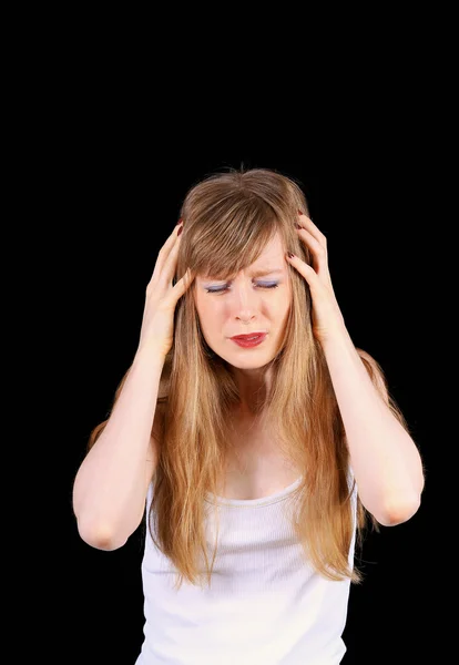 Frustrating migraine — Stock Photo, Image
