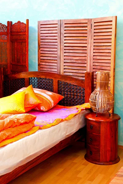 Orientalisches Schlafzimmer — Stockfoto
