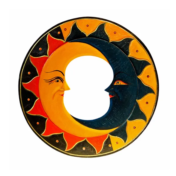 Солнце и луна — стоковое фото