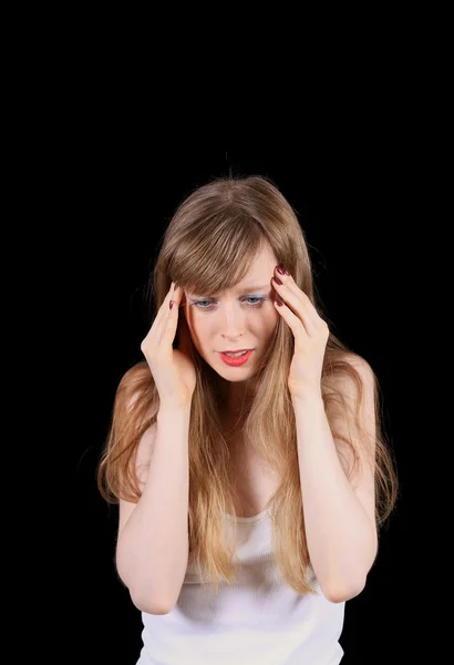 Annoying migraine — Stock Photo, Image