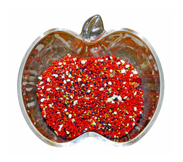 Odizolowane jabłko — Zdjęcie stockowe