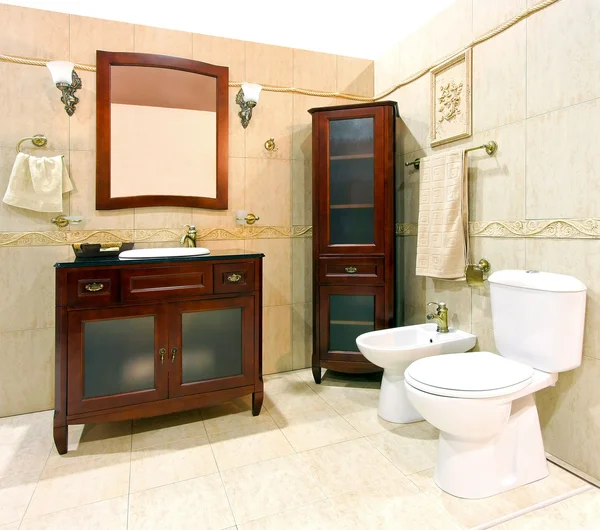Banheiro design clássico — Fotografia de Stock