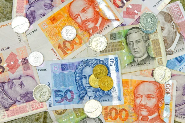 Croatian banknote — Stock Photo, Image