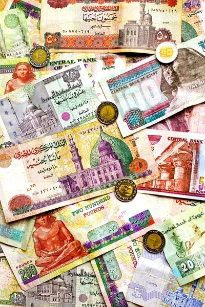 Egyptian money — Stock Photo, Image