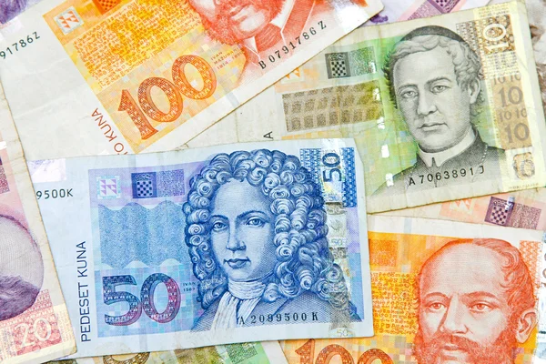 Chorwacka pieniądze — Zdjęcie stockowe