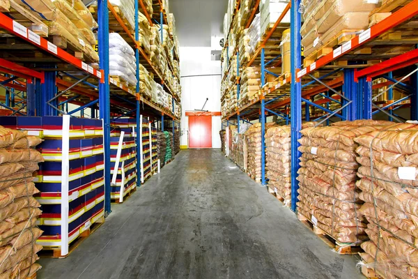 Warehouse sacks — Stock Photo, Image