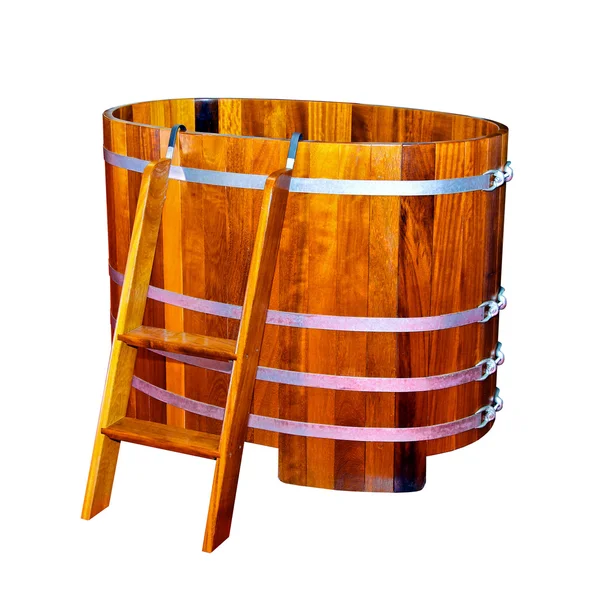 Vasca in legno — Foto Stock