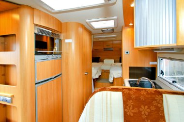 Camper interior clipart