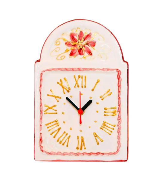 Zegar ceramiczny — Zdjęcie stockowe