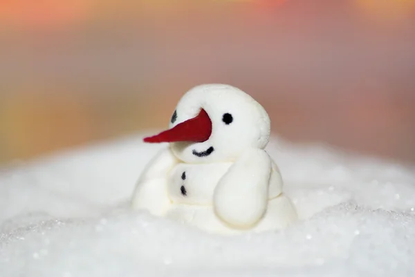 Boneco de neve açúcar — Fotografia de Stock