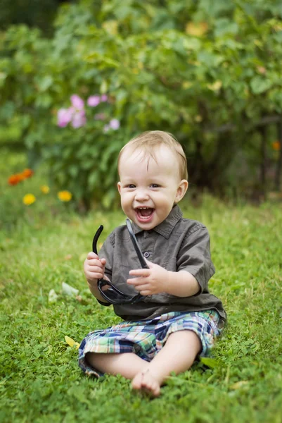 Little smiling boy — Stock Photo, Image