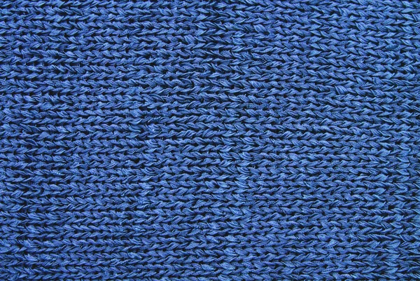 stock image Closeup of blue crochet