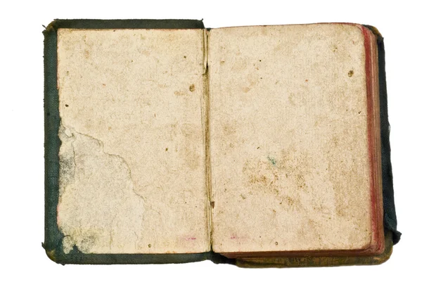 Порожня дуже стара старовинна книга — стокове фото