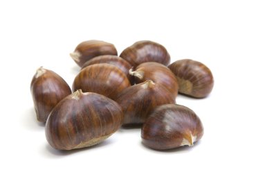 Fresh chestnuts clipart