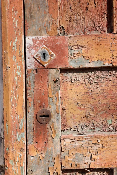 세부의 오래 된 문 — 스톡 사진