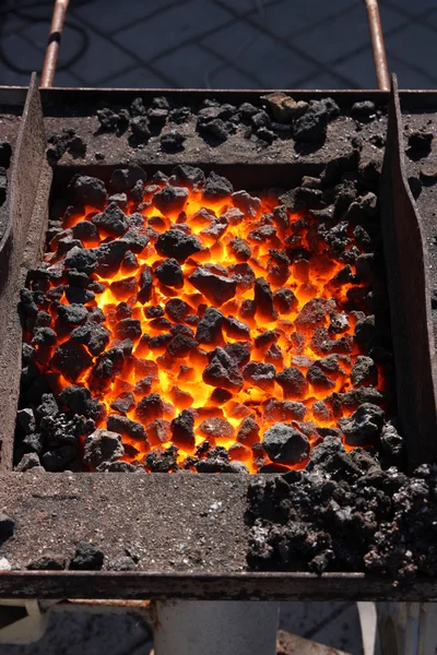 Sıcak kömürleri — Stok fotoğraf