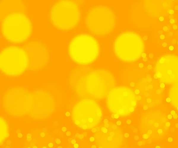 Abstract yellow bokeh background — Stock Photo, Image