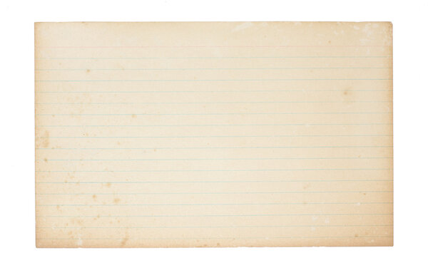 Старая пожелтевшая карточка
