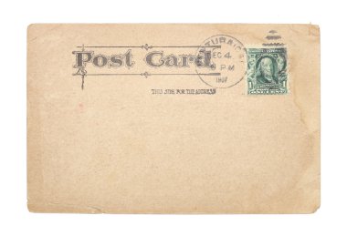 Vintage United States 1907 Postcard clipart