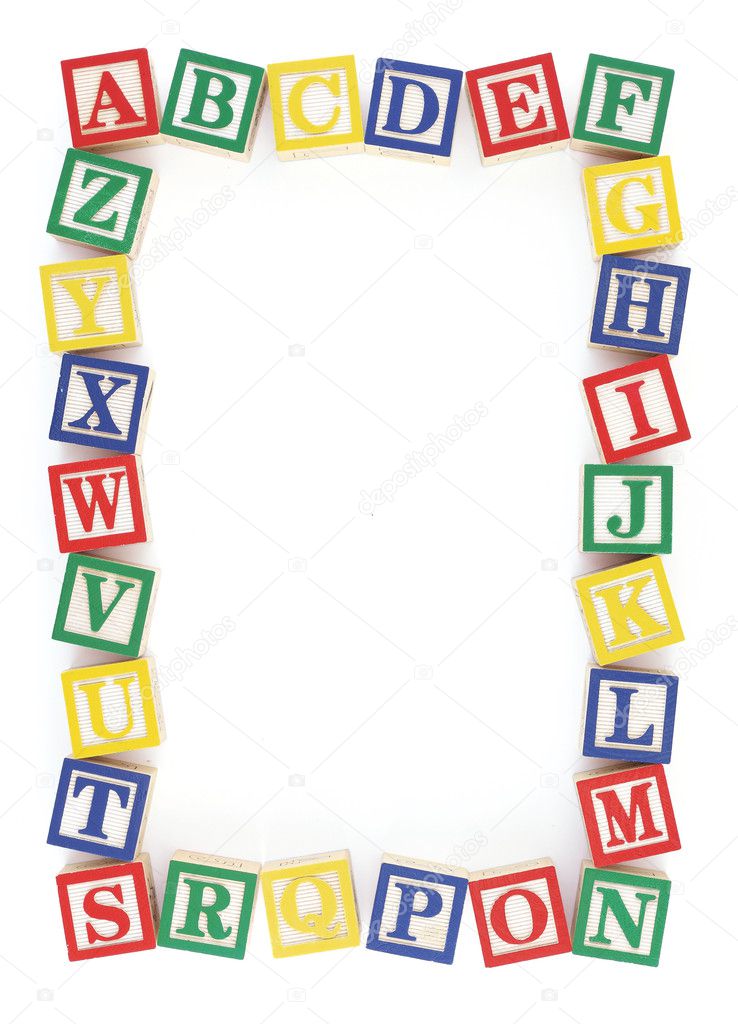ABC Alphabet Block Frame