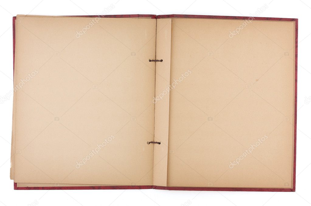 Blank Pages of an Old Scrap Book