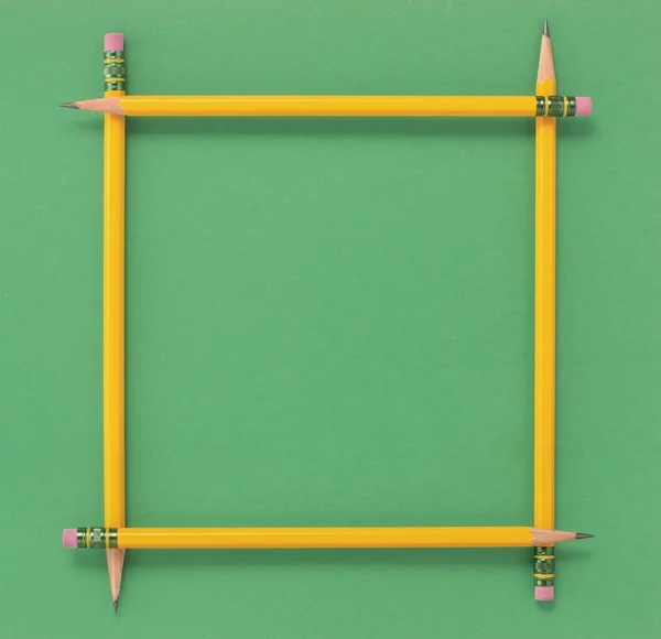 Moldura a lápis — Fotografia de Stock
