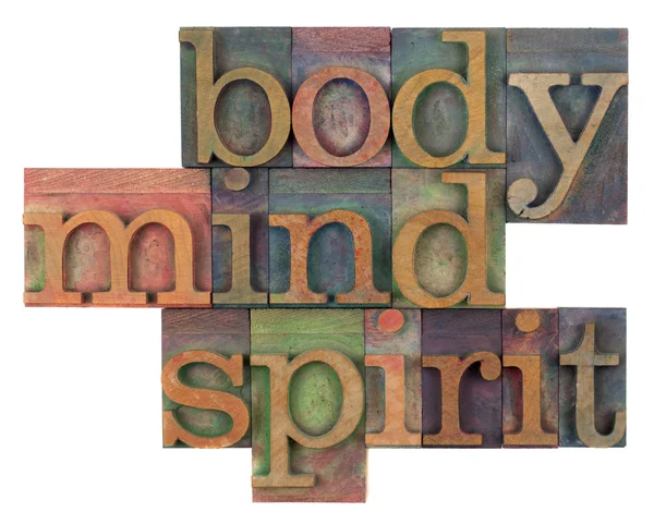 Pojęcie ciała, umysłu i ducha — Zdjęcie stockowe