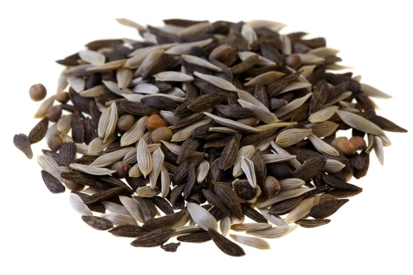 Ensalada mezcla semillas en blanco — Foto de Stock